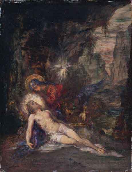 Gustave Moreau Pieta Norge oil painting art